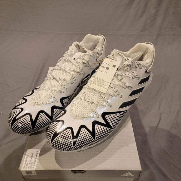 (SZ 15) Adidas Freak 22 Team Football Cleats White Black GX4066 Men’s N.I.B - Picture 1 of 6